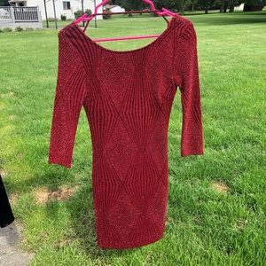 Sparkly red going out dress!